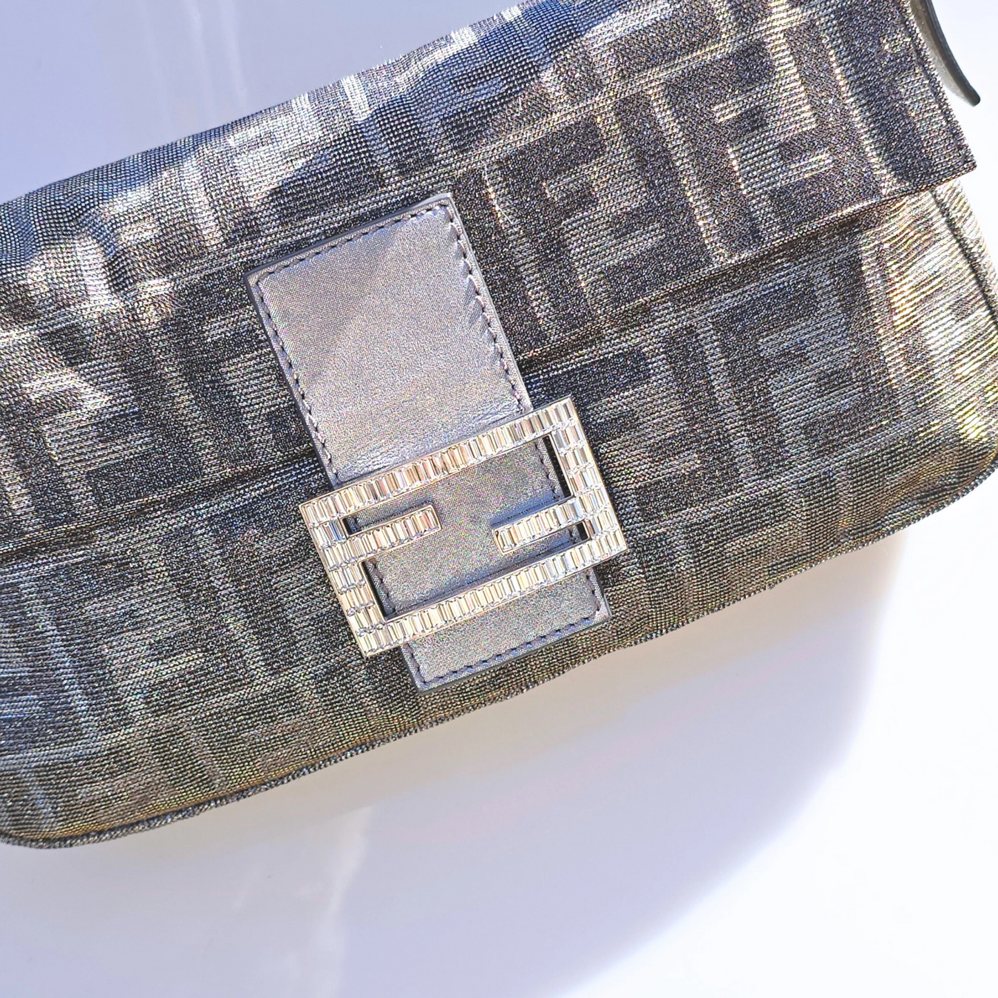 Fendi Baguette in Shimmer/Glitter Halographic