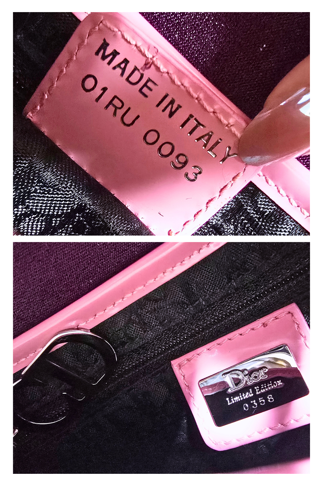 Dior Limited Edition Koi Fish Saddle Bag Purple Satin